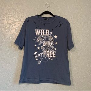 Wild & Free Oversized Tee